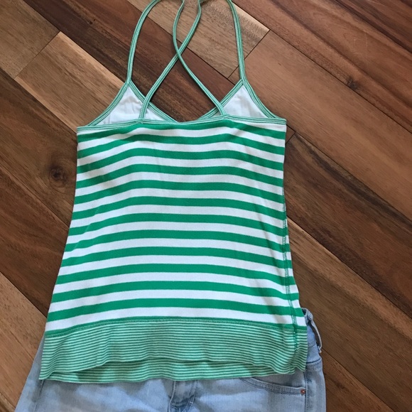 Stripped criss cross back tank top! - Picture 2 of 3